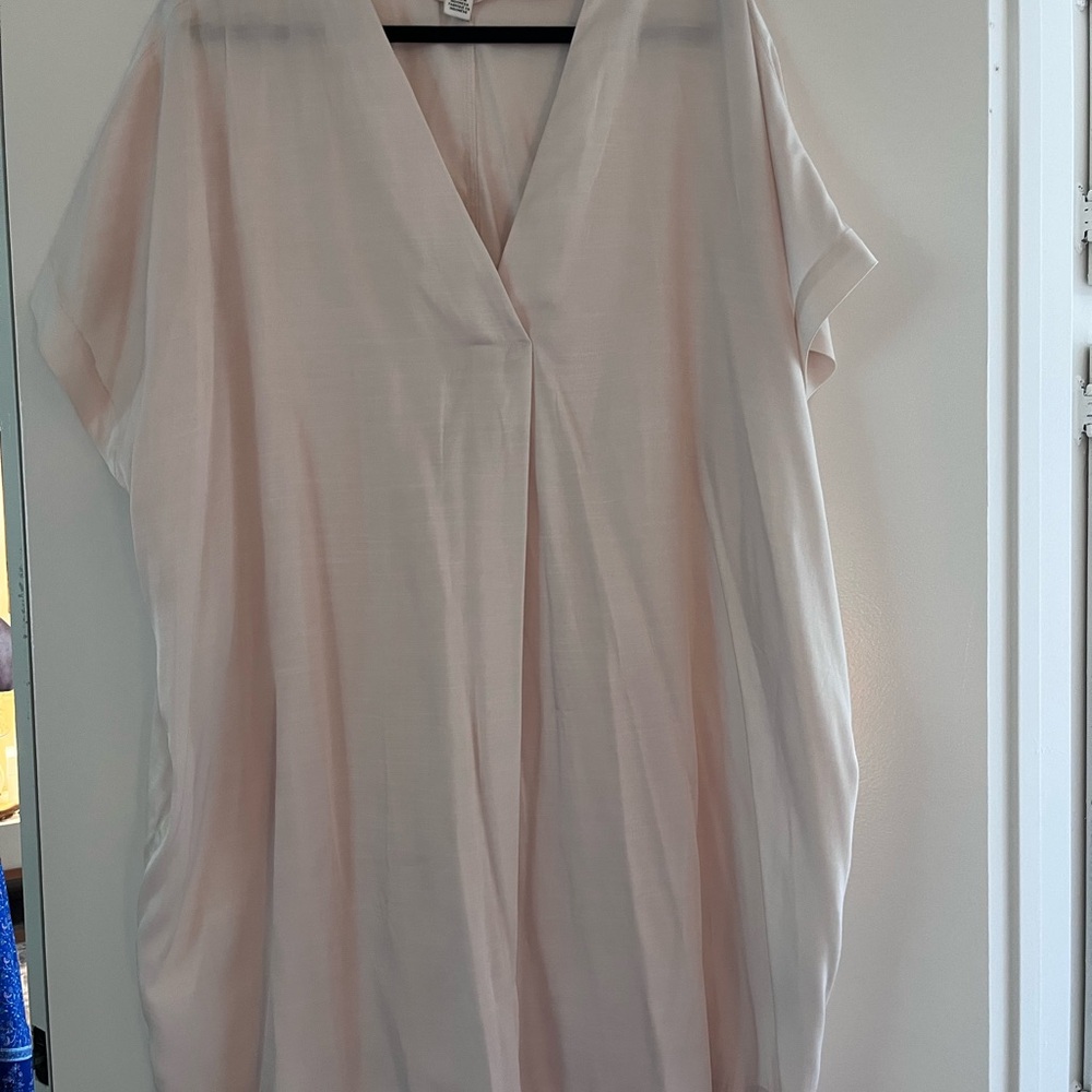 H&M Tan Oversized Boxy Tunic Top